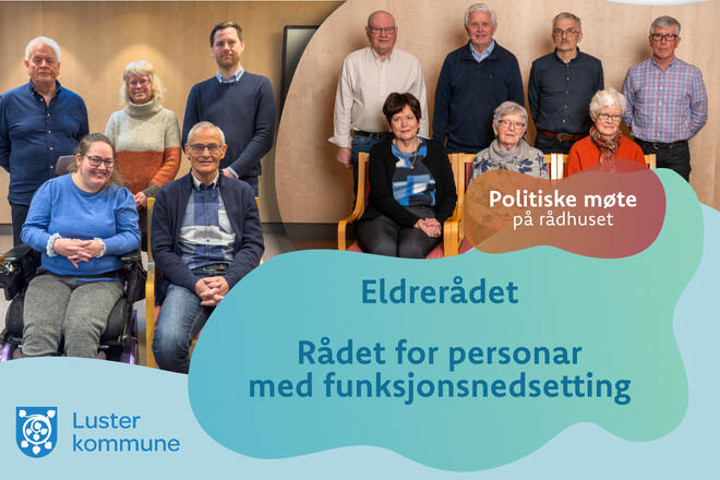 Bilete av eldrerådet og rådet for personar med funksjonsnedsetting