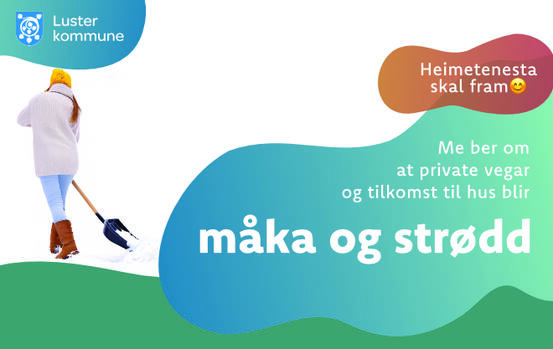 infobilde om måke snø