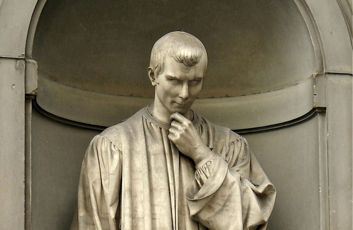 Statue av Machiavelli