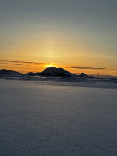 Vinterlandskap. (Foto: Lisbeth Larsen)