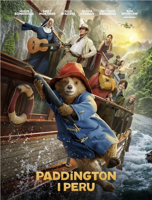 Plakatbilde av filmen Paddington i Peru.