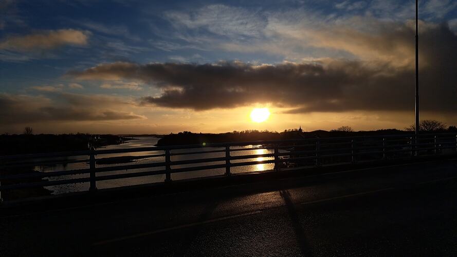 Fin utsikt fra den nye Herøysundbrua. (Foto: Kristin Grande)