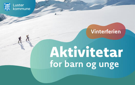 bilde av skigåarar og infotekst