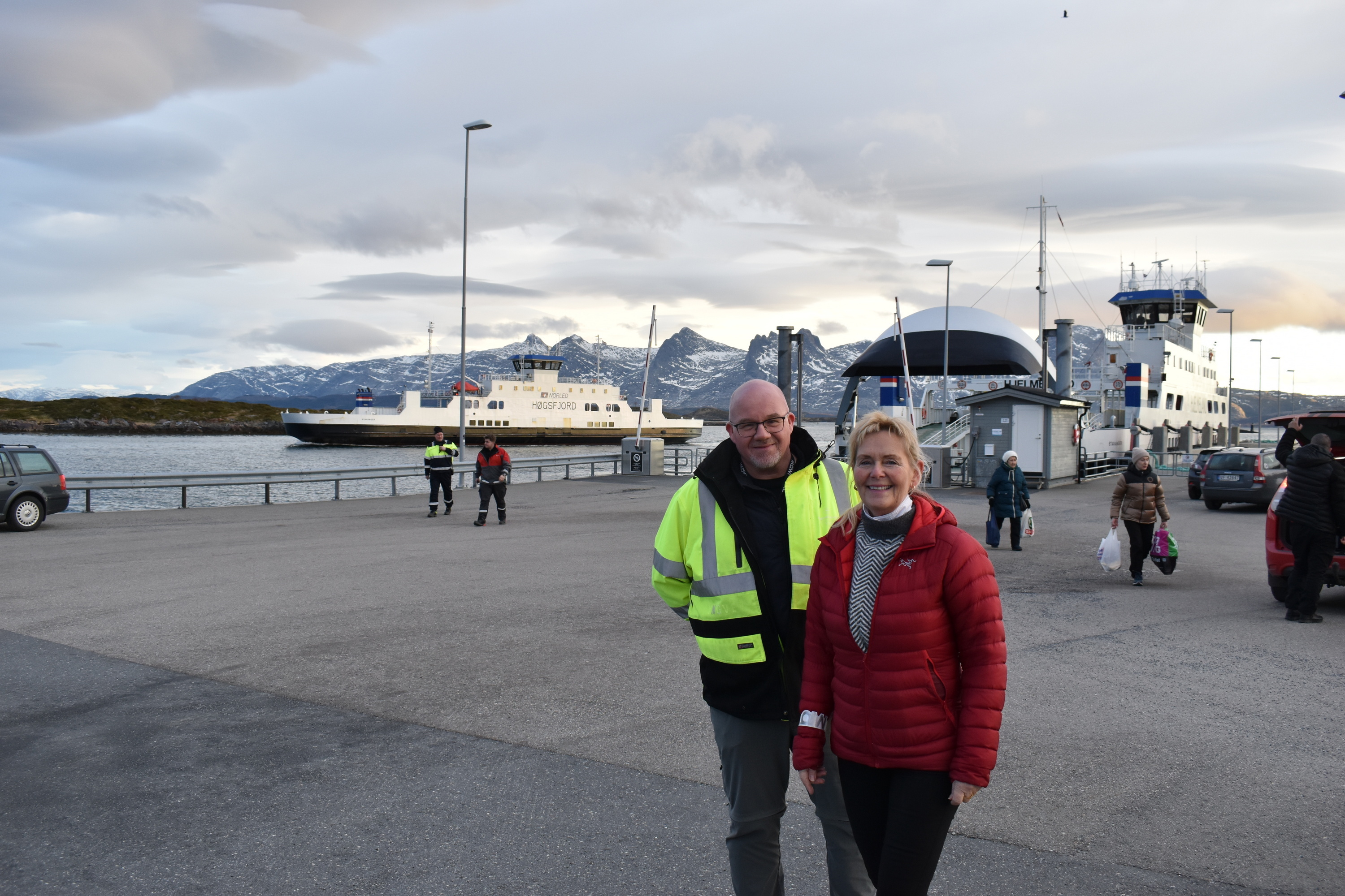 Stor økning i fergetrafikken_to ferger i bakgrunnen