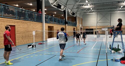 Herøy Cup i badminton 2025_Marius og Jørgen