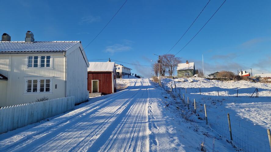 Snøen tilbake. (Foto: Elsa Jakobsen)