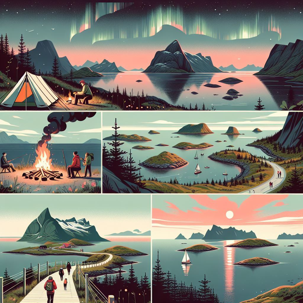 KI-generert bilde av friluftsliv