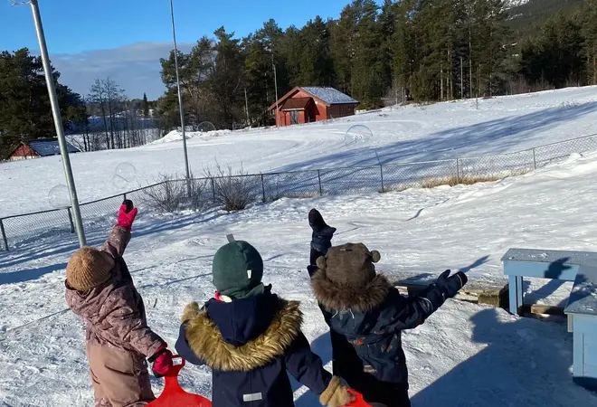 Vårdal barnehage frå utsia