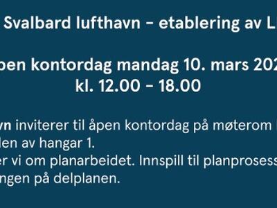 annonse informasjon Svalbard lufthavn