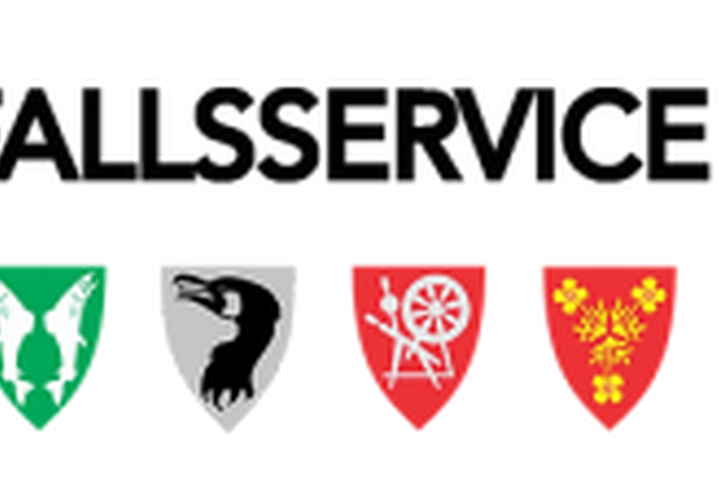 Bildet viser logoen til Avfallsservice. Den har avfalsservice AS som overskrift og logoene til alle kommunene som er med i samarbeidet: Kvænangen, Nordreisa, Skjervøy, Kåfjord, Lyngen og Storfjord.