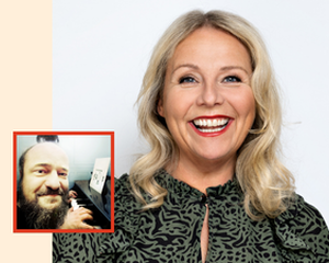 Linn Skåber og Trond Lindheim