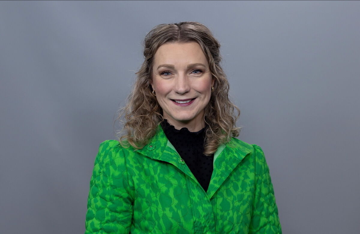 Digitaliserings- og forvaltningsminister Karianne Tung. Foto: Trond A. Isaksen. Karianne Tung, lyst hår, blå øyne