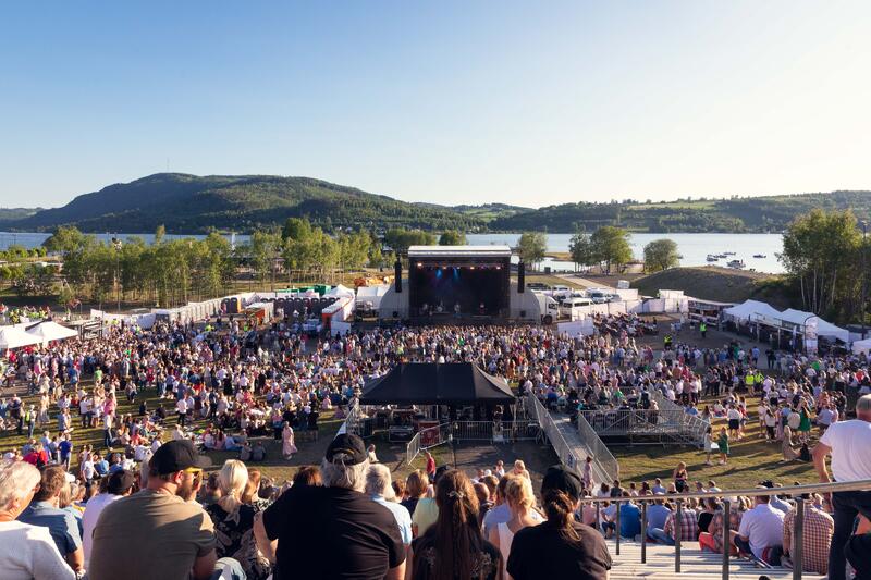 Konsertarenaen i Mjøsparken