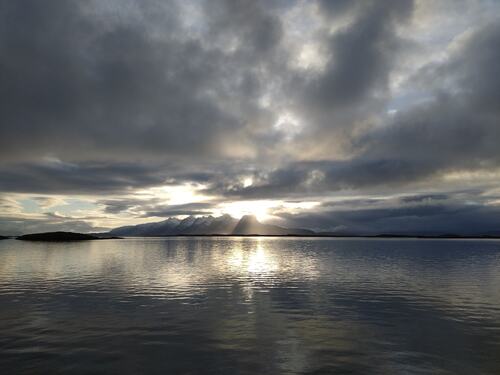 Aprilmorgen. (Foto: Anne-Lise Pettersen)