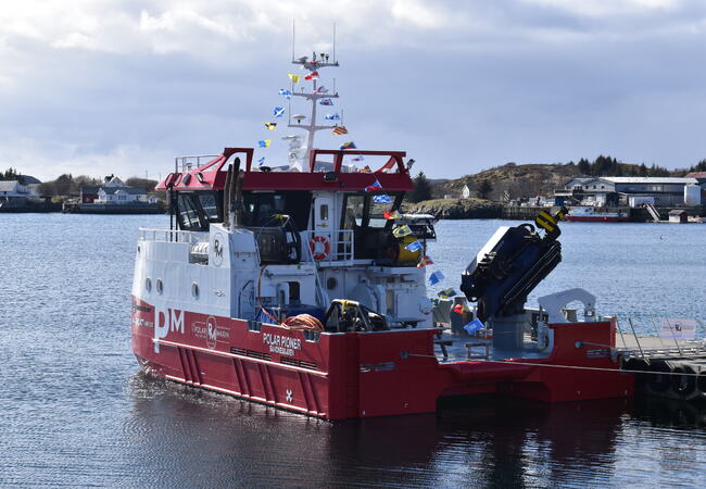 Polar Pioner Seløy Sjøfarm_ved kai