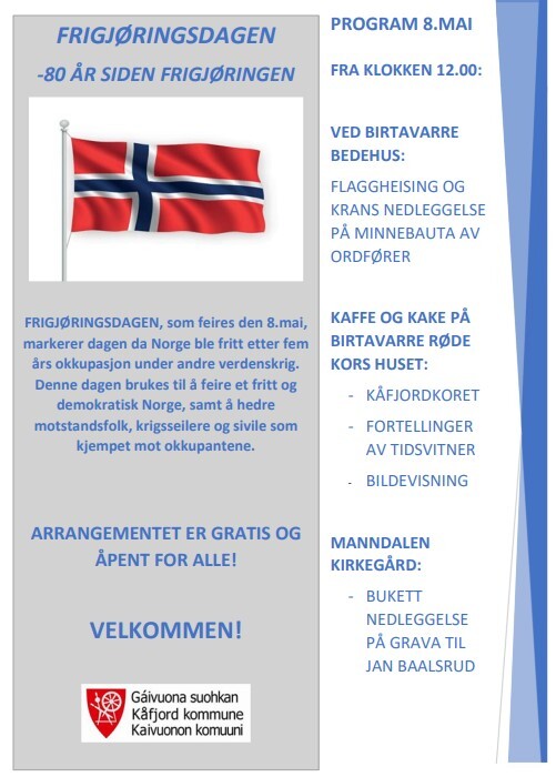 Invitasjon til frigjøringsdag 2025