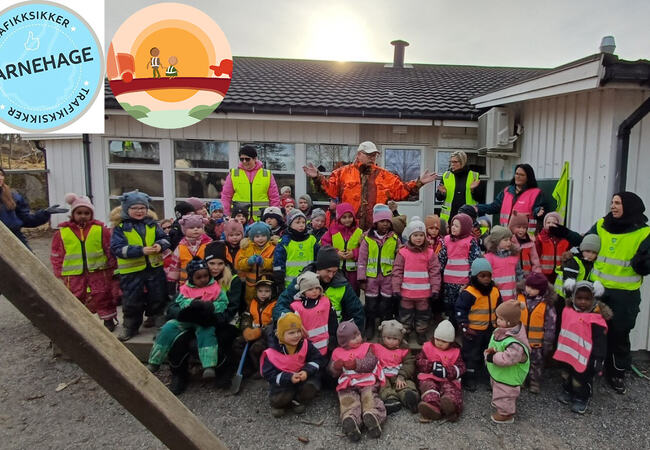 Feiring av trafikksikker barnehage