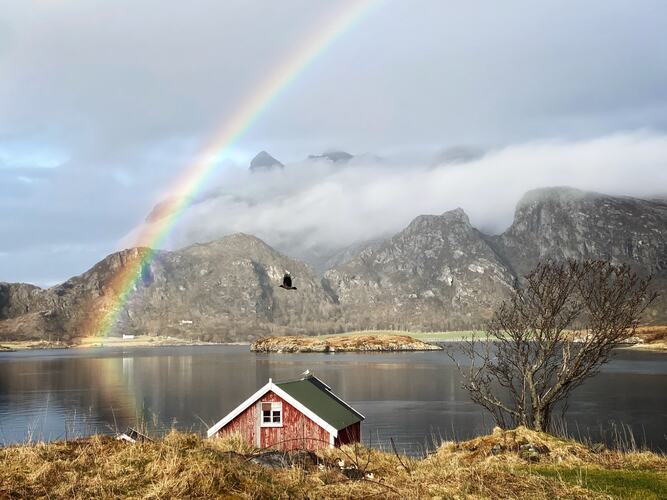 Regnbuens magi. (Foto: Janne Kværne)