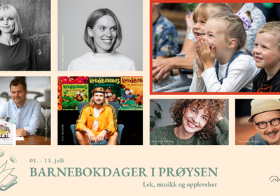 Bilder av alle forfattere som kommer til Barnebokdager i Prøysen