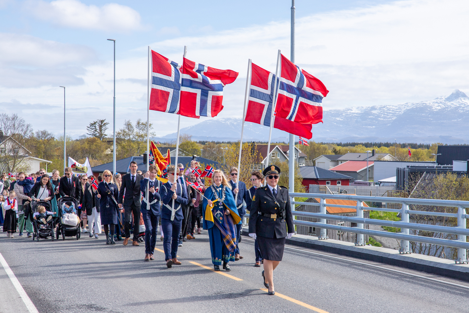 17. mai i Herøy 2025. (Foto: Pål Nikolaisen)