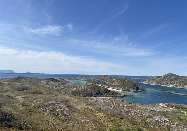 Utsikt fra Storåsfjellet i Øksningan