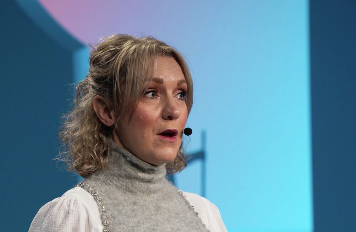 – Det skjer mye bra, men det går for tregt, sa digitaliserings- og forvaltningsminister Karianne Oldernes Tung. – Vi må slutte å peke på hverandre og brette opp ermene. Foto: Digdir
