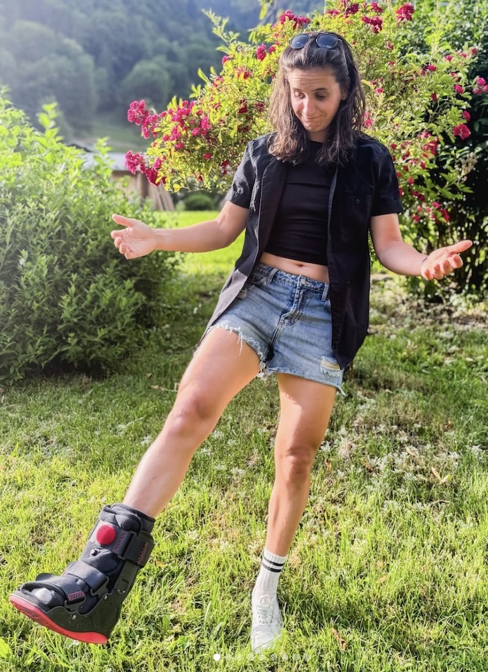 Une entorse pour Julia Simon