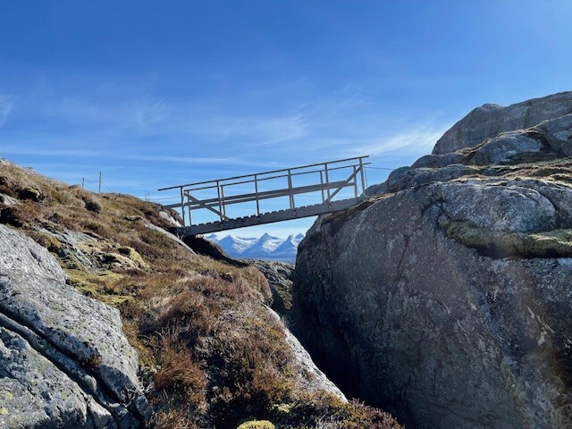 Brua på Stortuva før toppen