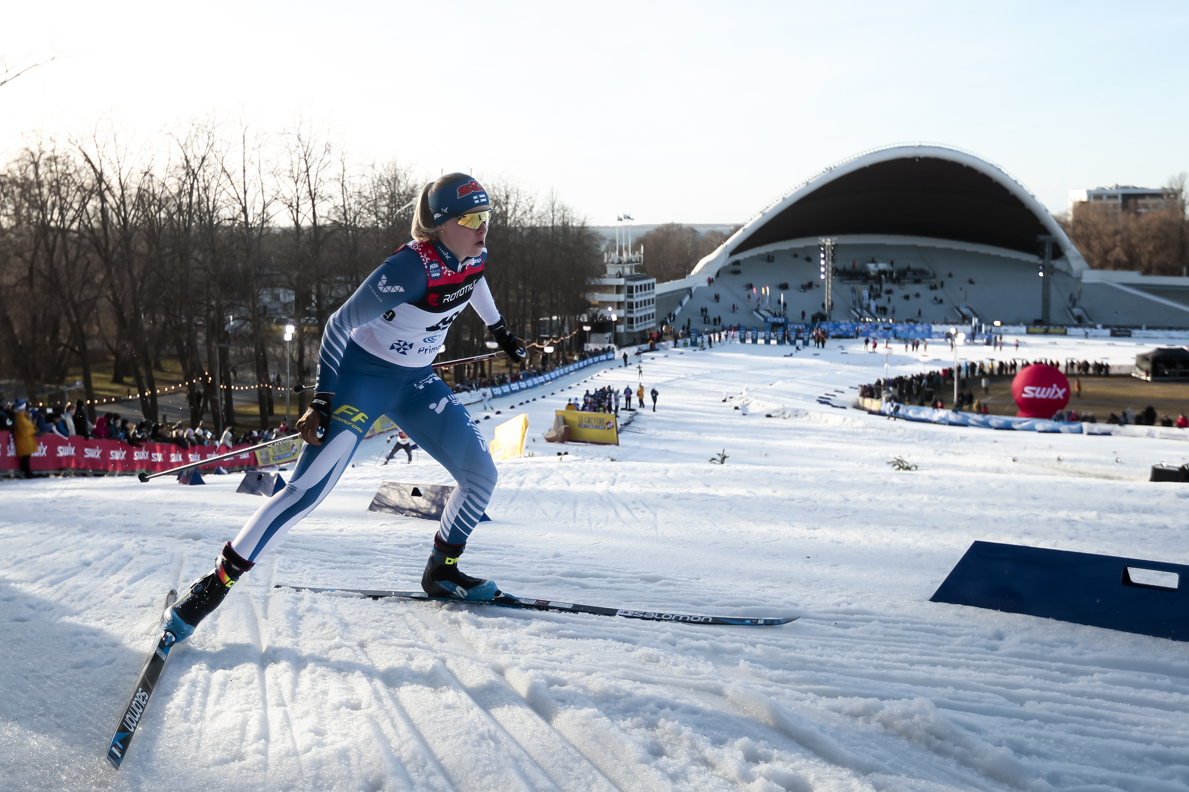 Anni Lindroos portrait ski de fond