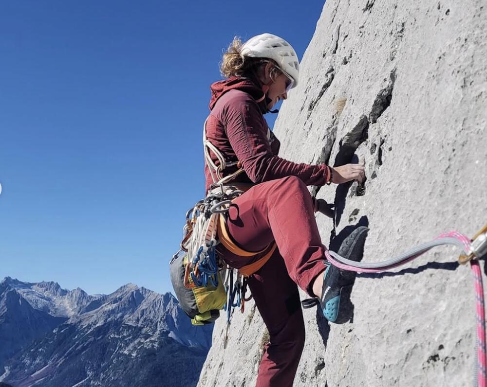 Laura Dahlmeier alpiniste