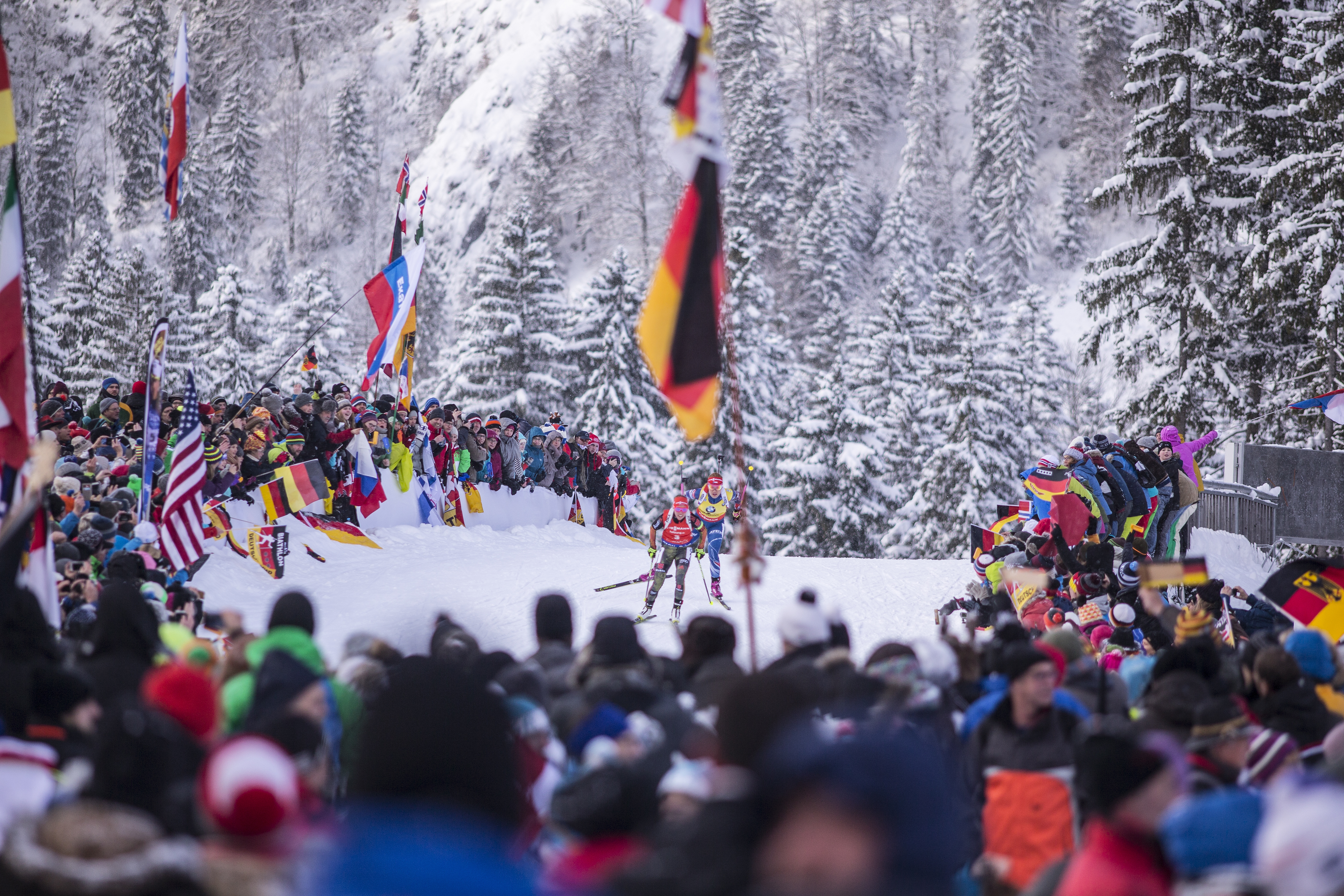 Laura Dahlmeier en relais