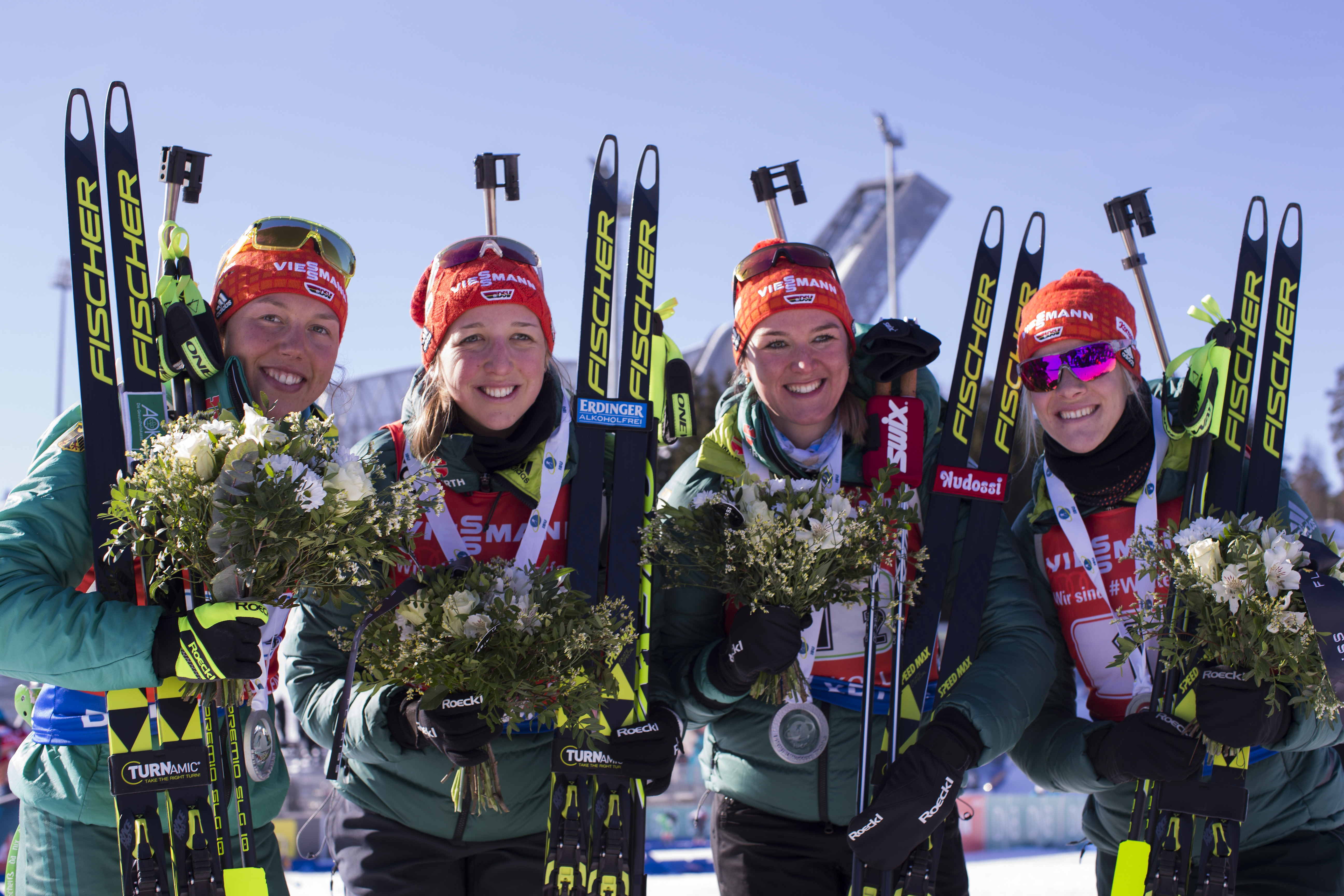 Laura Dahlmeier podium
