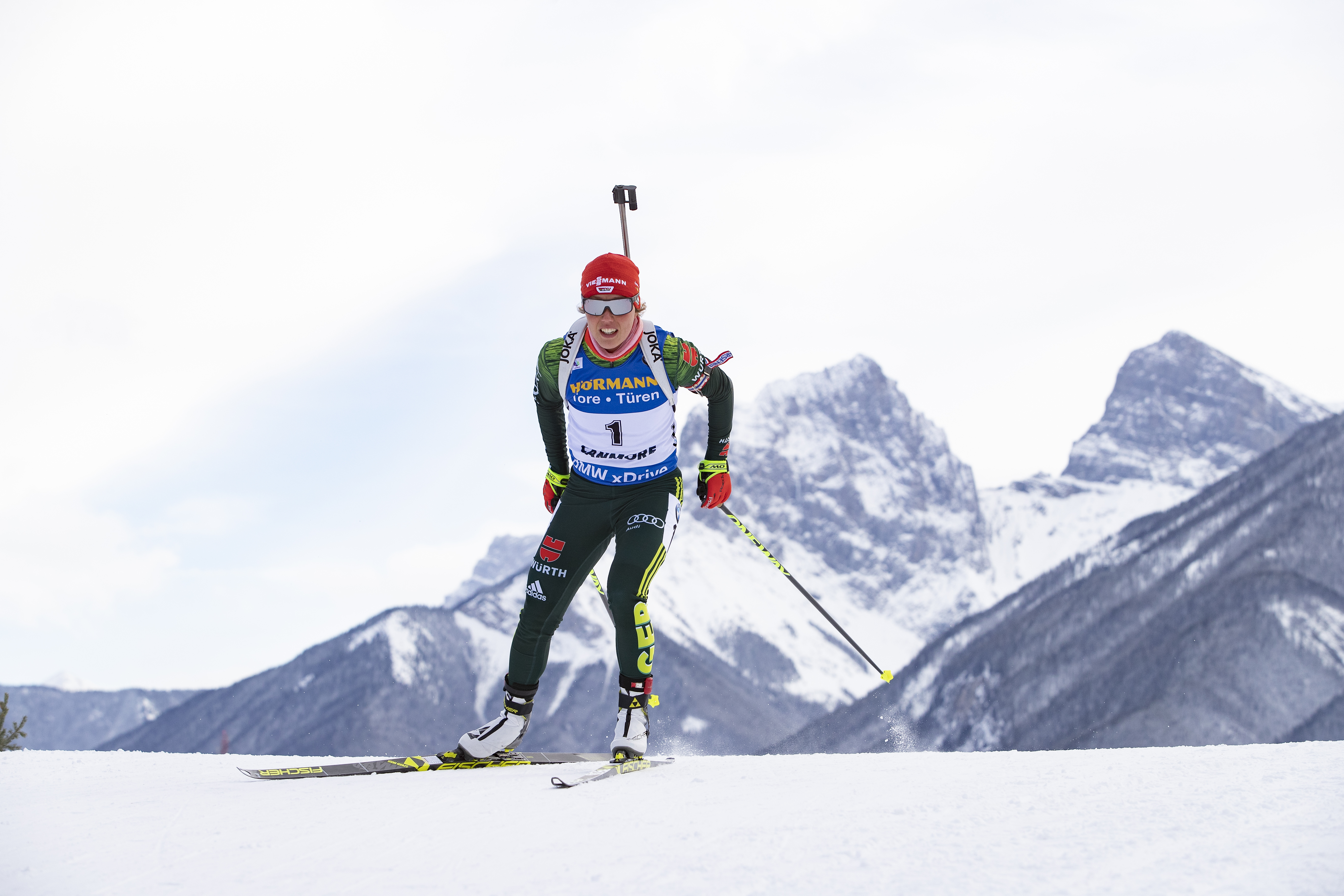 Laura Dahlmeier lors des Mondiaux