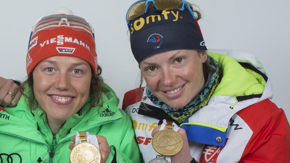 Laura Dahlmeier Marie Dorin Habert