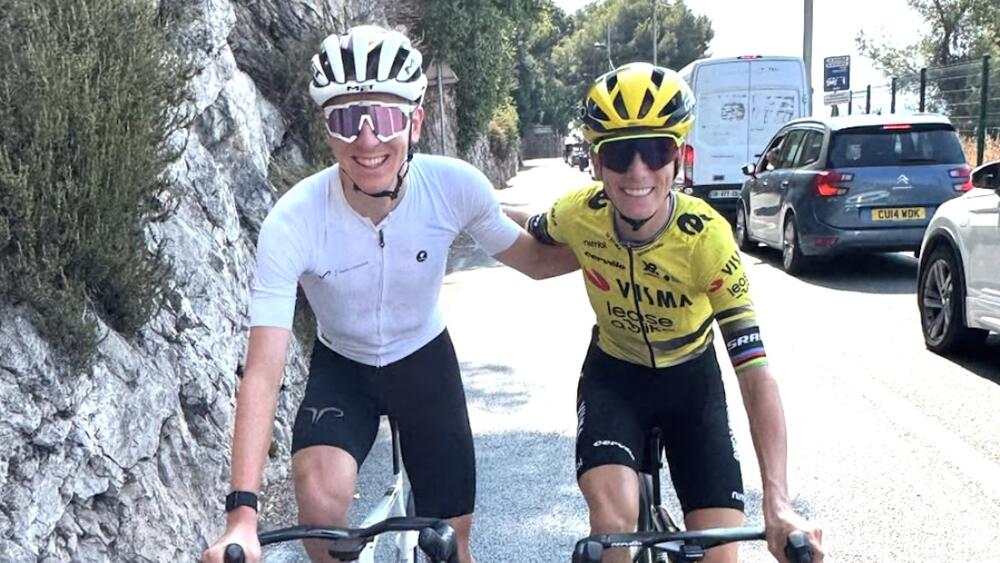 Ferrand Prevot et Pogacar