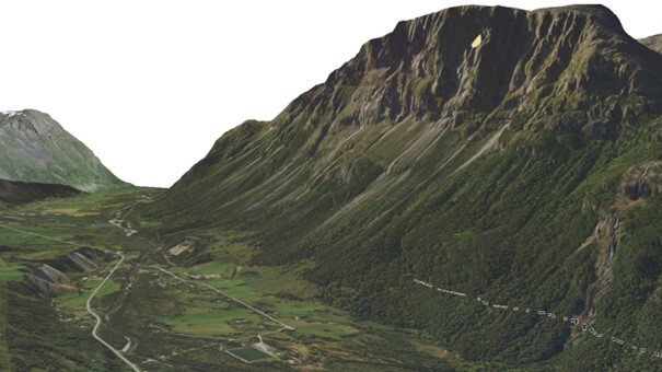 Holmen 3D-visualisering