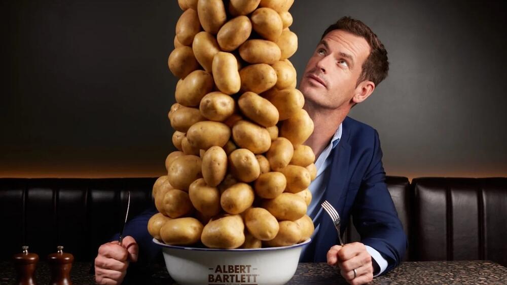 Andy Murray roi des pommes de terre
