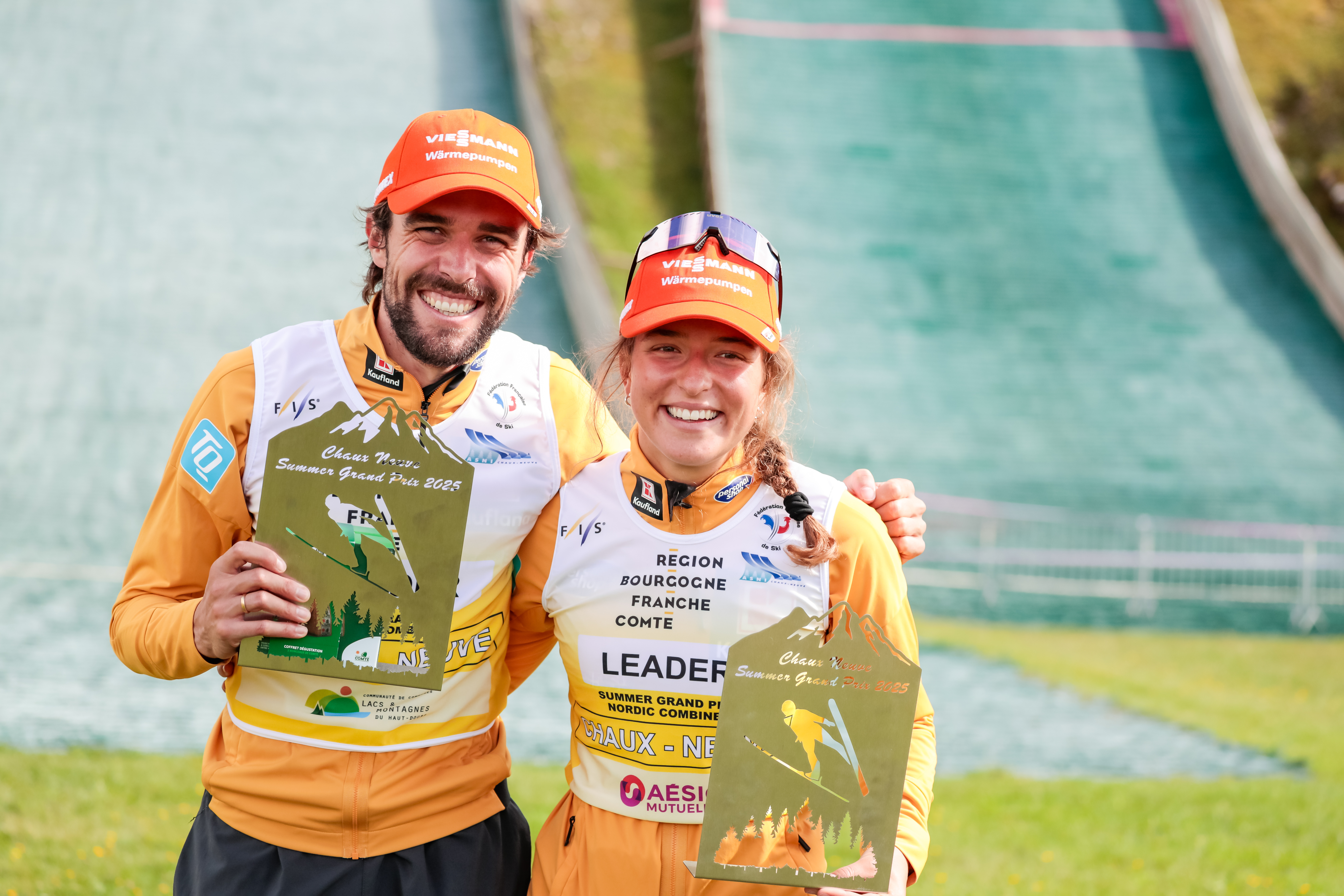 Concours combiné nordique à Chaux Neuve