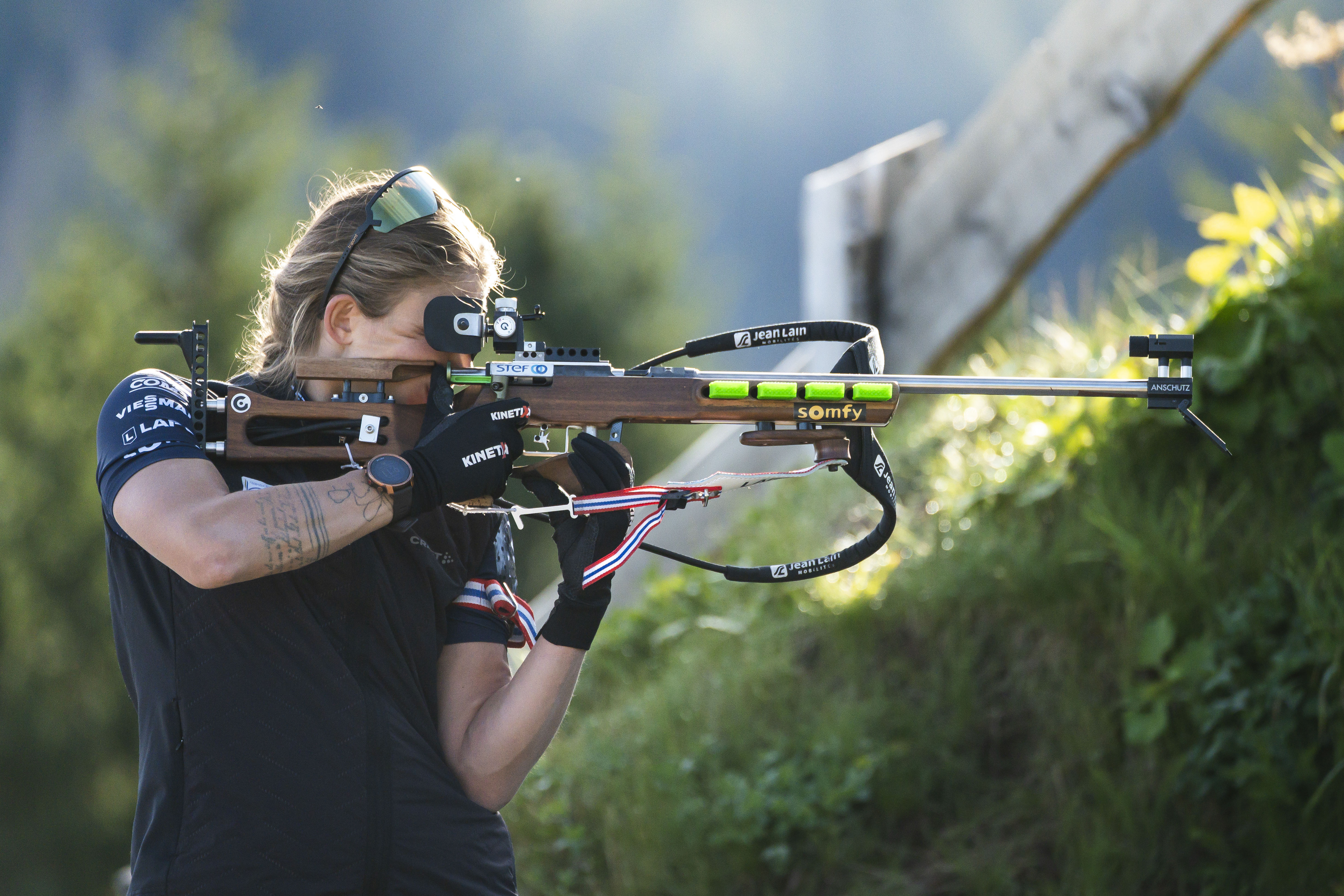 Justine Braisaz Bouchet en stage