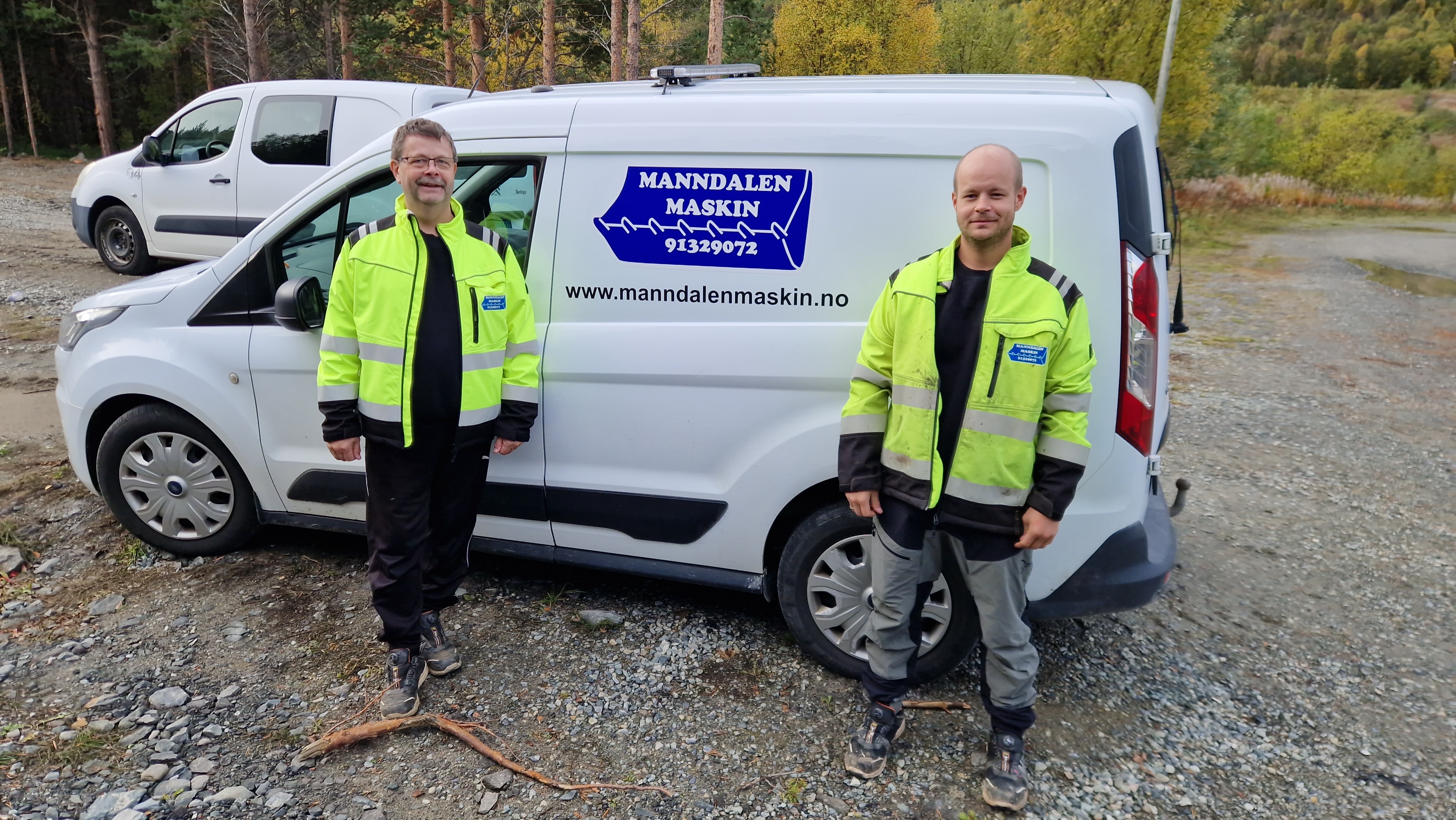 Daglig leder Jarle Pedersen og prosjektleder Kristoffer Pedersen