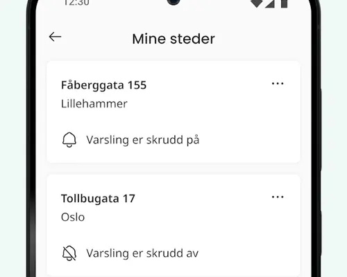 Illustrasjonsbilde fra app