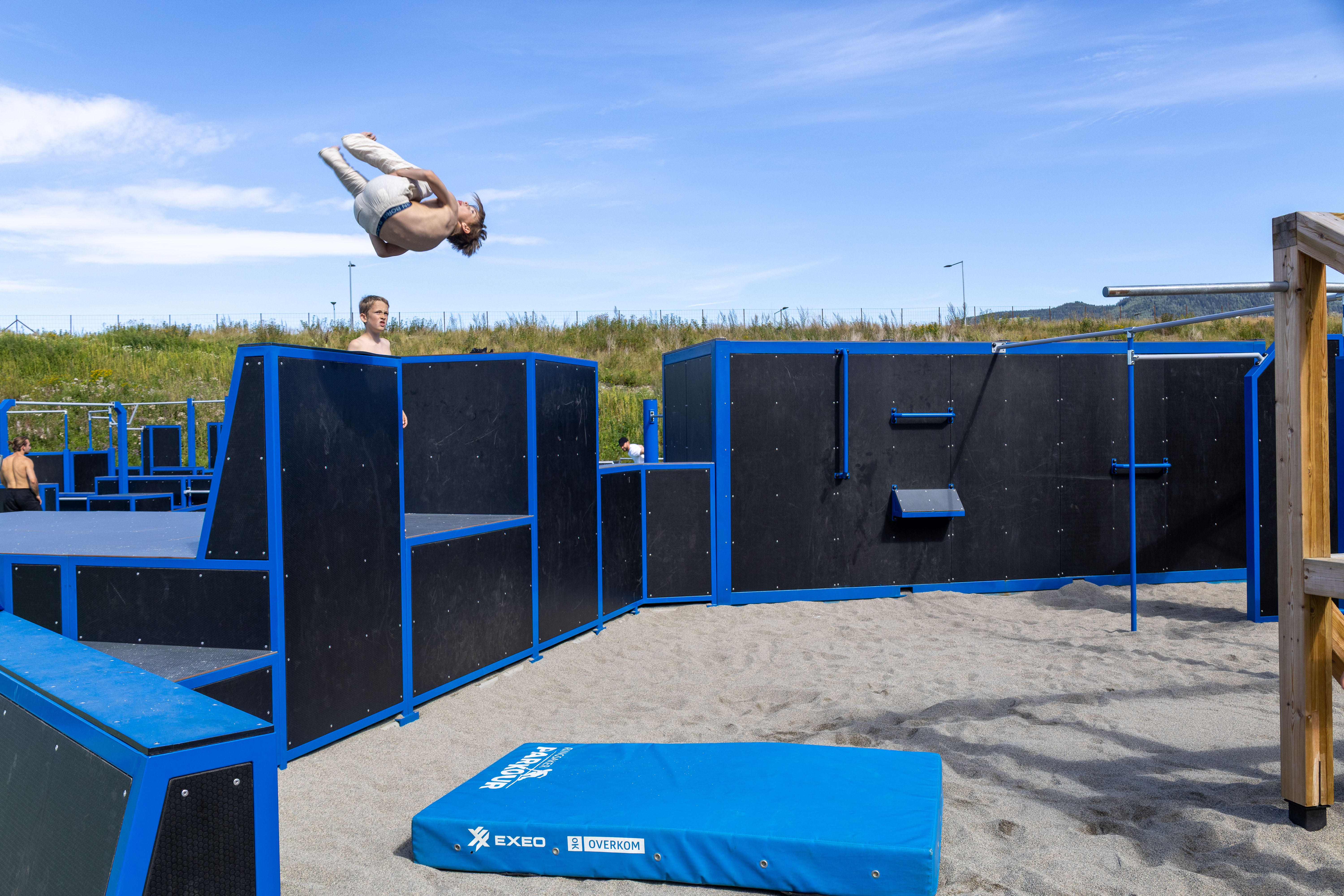 Parkour i Mjøsparken