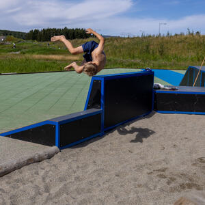 Parkour i Mjøsparken