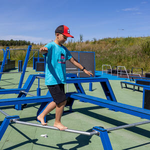Parkour i Mjøsparken