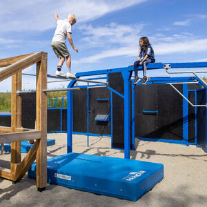 Parkour i Mjøsparken