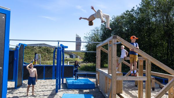 Parkouranlegg i Mjøsparken