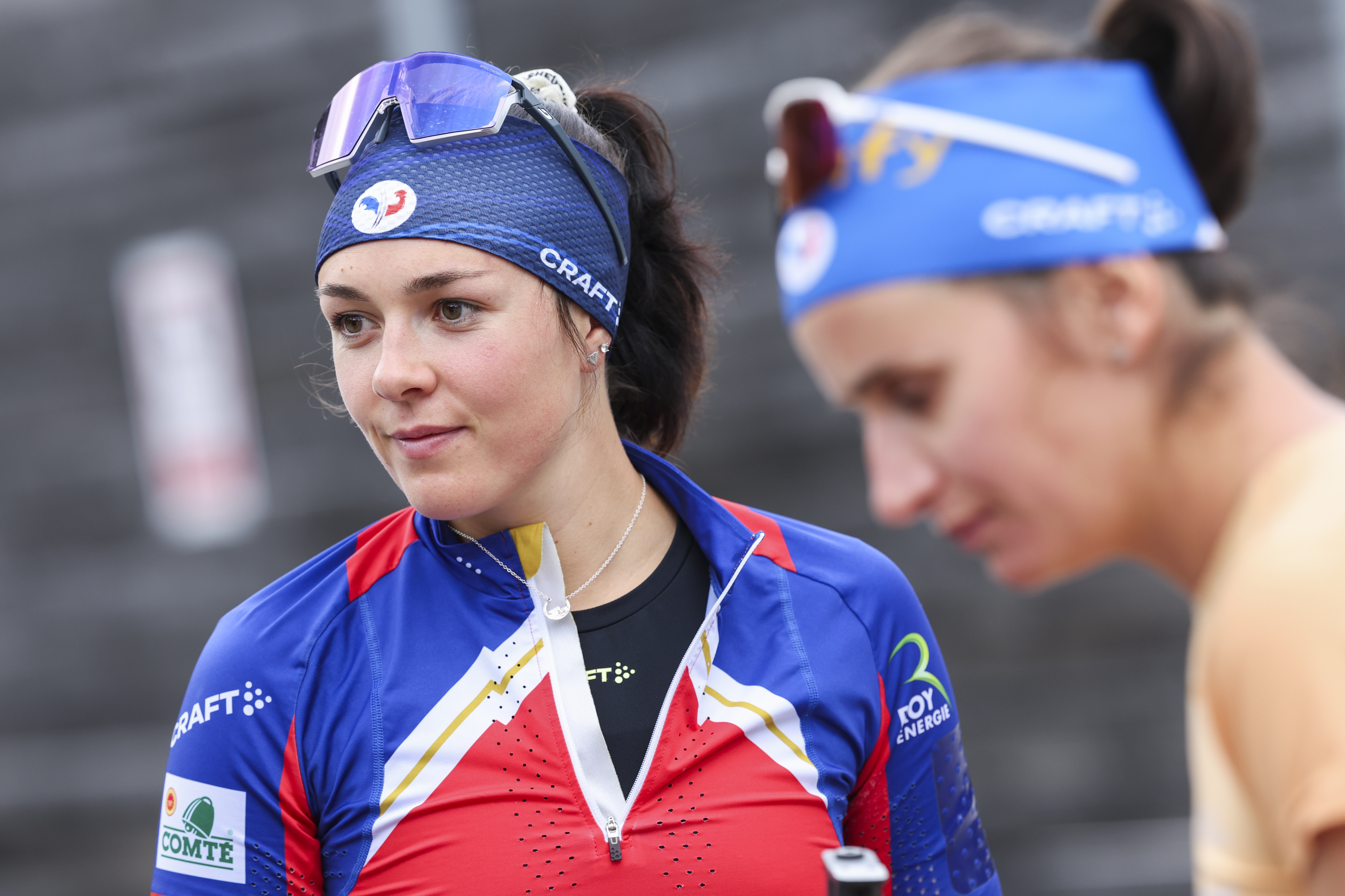 Camille Bened à l'entraînement à Ramsau