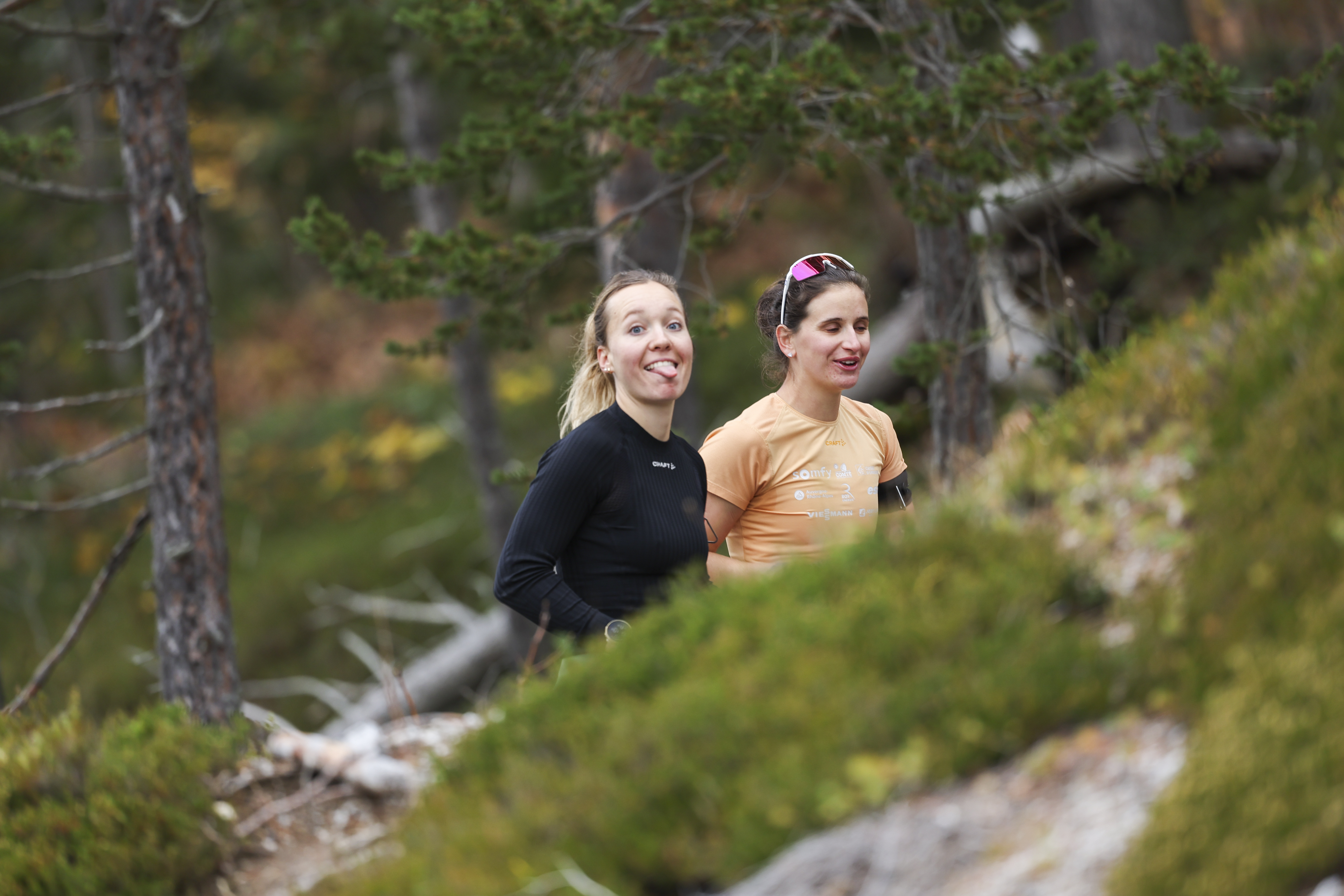 Océane Michelon et Julia Simon à Ramsau