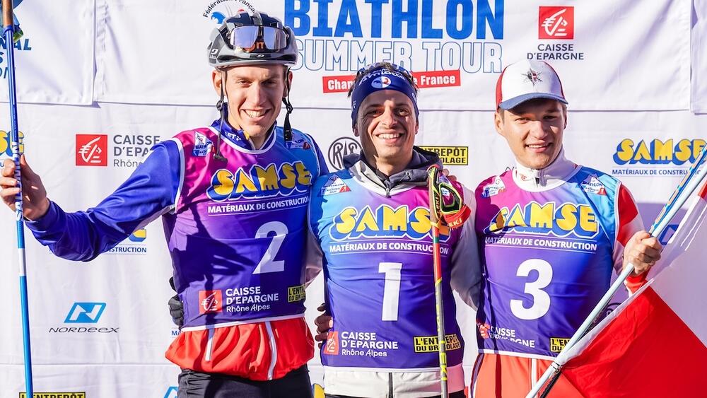 Podium sprint la Féclaz