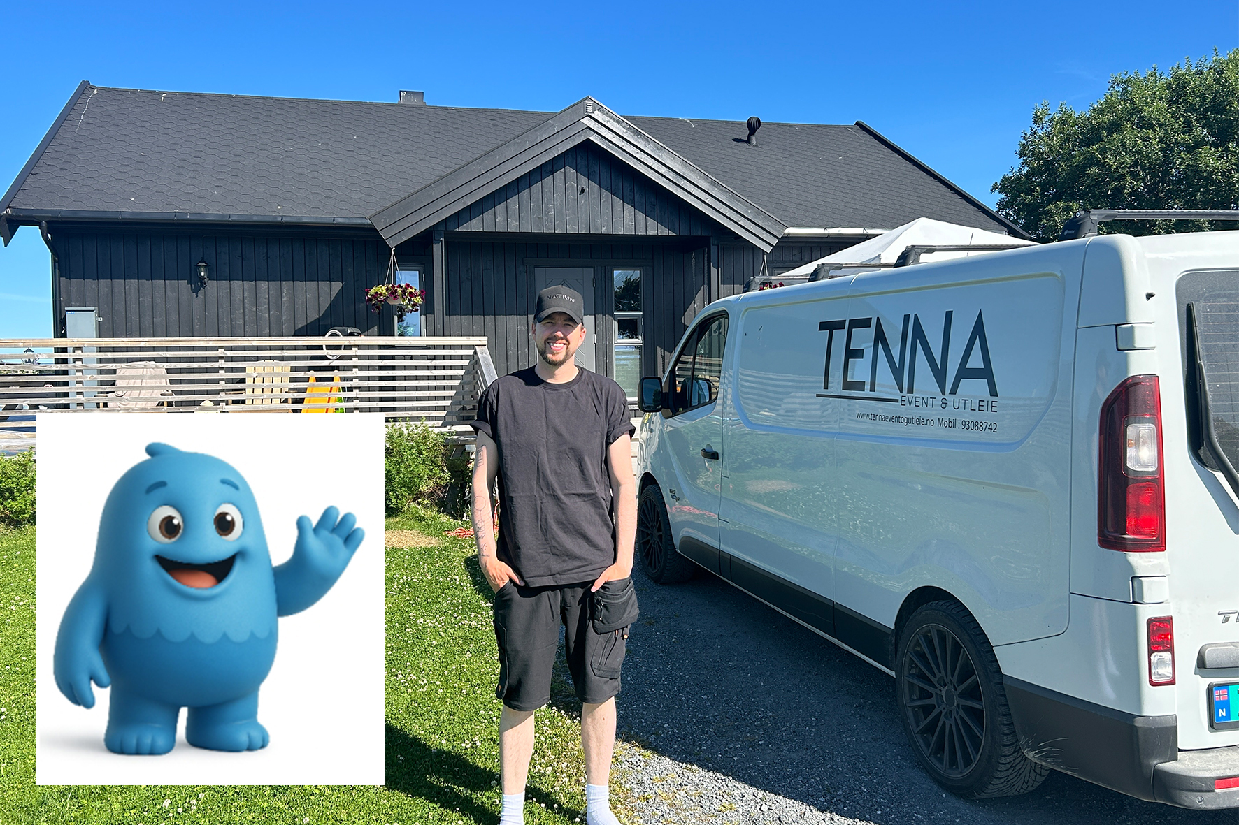 Christian med Bølge